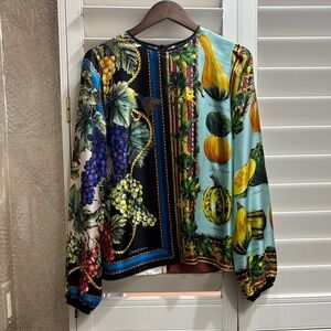 Dolce & Gabbana Multicolor Printed Top